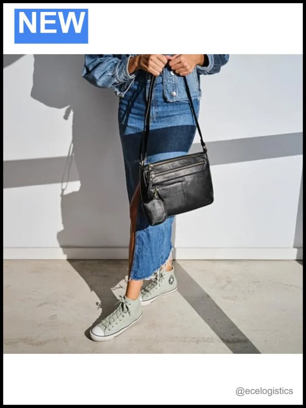 Genuine Leather Small Crossbody Bag for Women Handcrafted